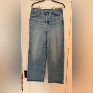 Madewell - The Perfect Vintage Wide-Leg Crop Jean - size 29